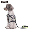 Amazon gros vêtements de formation sur les deux côtés harnais harnais pour chien ensemble logo personnalisé pour animal de compagnie