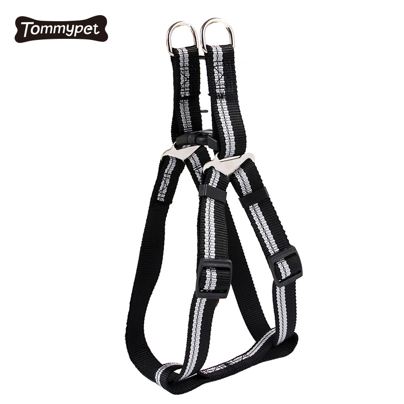 Ensemble de harnais de chien en laisse à ajustement rapide rembourré en nylon doux et réfléchissant pour l'entraînement à la marche