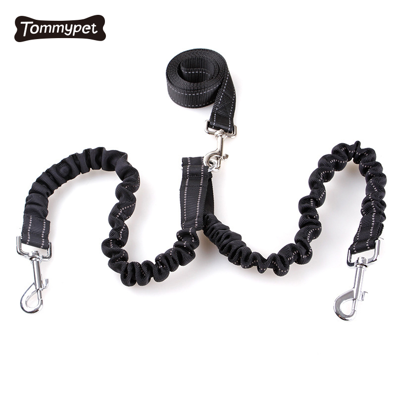 Corde de traction multifonctionnelle en nylon pour l'extérieur avec une corde de remorquage et de laisses de chien à deux têtes