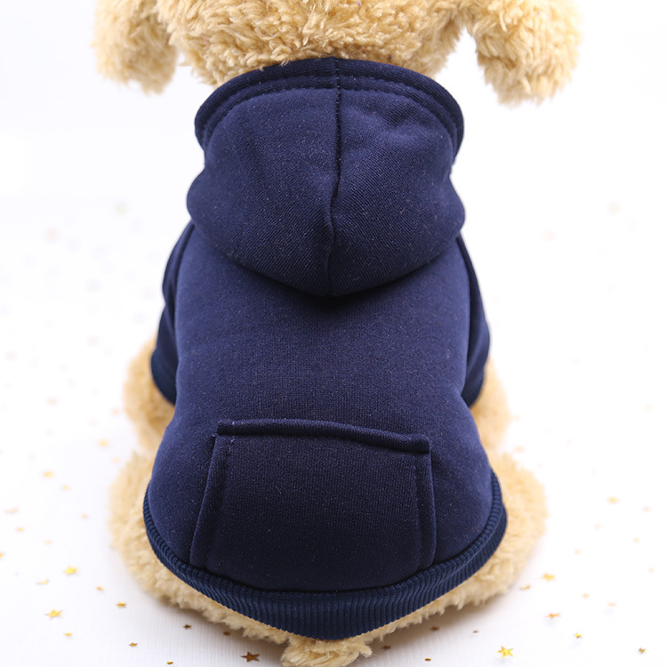 wholesale Pull de poche personnalisé chapeau de sport décontracté à capuche automne hiver petit chat moyen vêtements de chien