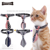 Colliers de colliers de chien de ruban réglable en nylon de prix bon marché pour animal de compagnie pour le chat