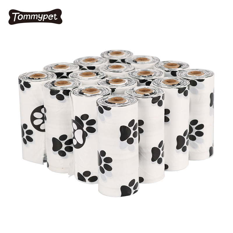 Amidon de maïs compostable biodégradable et respectueux de l'environnement imprimé personnalisé jetable parfumé non parfumé vert toutou chien déchets merde sacsH