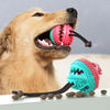 Amazon offre spéciale Indestructible Non toxique balle en caoutchouc jouets de distribution de nourriture nettoyage dent chien mâcher jouets pour animaux de compagnie