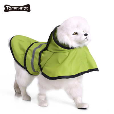 Petit chien manteau de pluie vêtements pour chiens imperméable PU chien manteau de pluie pour chien Poncho vêtements de pluie imperméable manteau réfléchissant