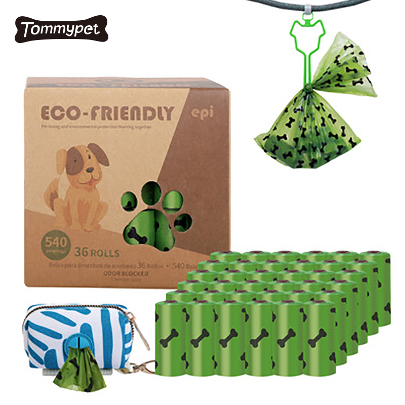 Distributeur tissu jetable en gros écologique sac de papier de merde de chien de compagnie pour animal de compagnie