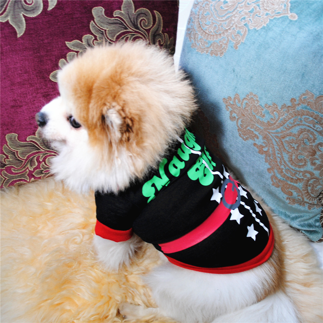 Ropa de mascotas Chat Vêtements d'été Chat t-shirt Chiot Chiens Vêtements de Noël pour petits animaux