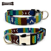 Collier de chien de style bohème à plusieurs couleurs, collier réglable pour animal de compagnie à dégagement rapide pour chien