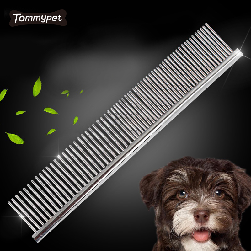 Peigne de chien de compagnie de toilettage de massage en métal d'acier inoxydable de best-seller d'Amazon pour le chien de compagnie