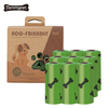 Distributeur tissu jetable en gros écologique sac de papier de merde de chien de compagnie pour animal de compagnie