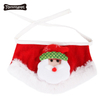 Amazon vente chaude Pet habiller Mode Noël Père Noël Collier de chien avec cloche