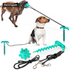 Amazon vente en gros solide chaîne d'élasticité en caoutchouc naturel Spike Ball Pet Dog Chew Toy pour Camping Backyard